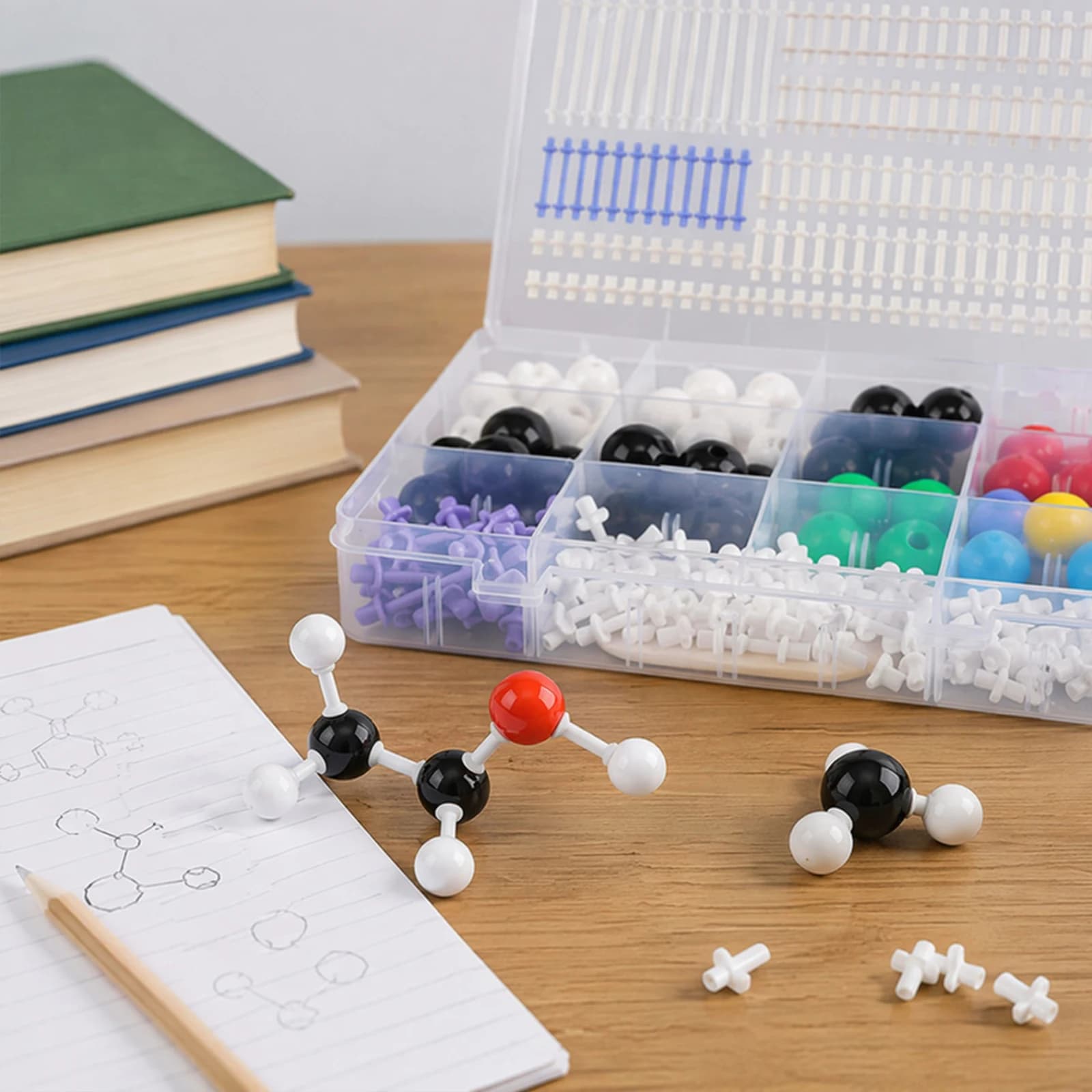 Atom Element Model Kit Visualize Structure & Effortless Assembly Chemistry Molecular Model Kit for Lessons in Chemistry