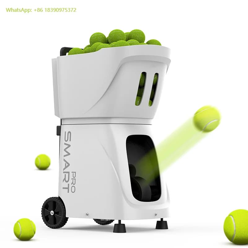 PT-SMART PRO Pusun Lanciatore automatico per palline da tennis Nuovi arrivi Attrezzatura per la pratica dell'allenamento Controllo remoto APP