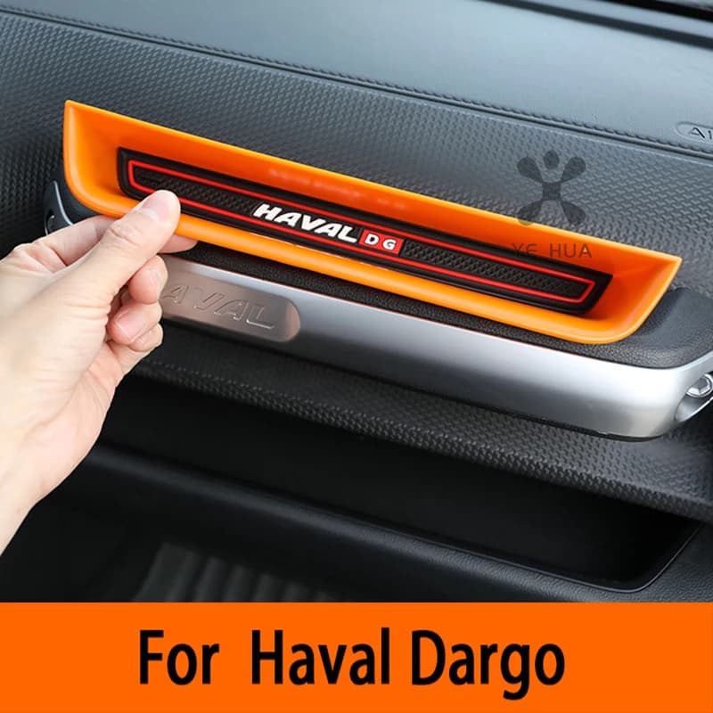 Haval Big Dargo Haval Dargo2022 accessori maniglia per auto maniglia per bracciolo arancione scatola portaoggetti sotto la scatola dell'organizzatore della Console centrale