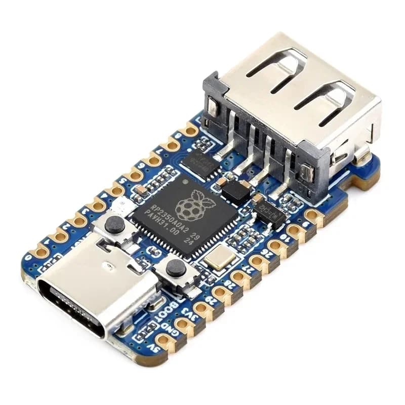 Raspberry Pi Pico 2 RP2350A Development Board Waveshare RP2350 USB A/C/Zero Type-A Type-C Interface