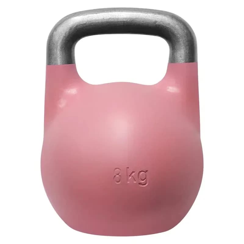 Kettlebell in ghisa colorata personalizzata, struttura resistente per uso domestico, allenamento della forza ed esercizio quotidiano