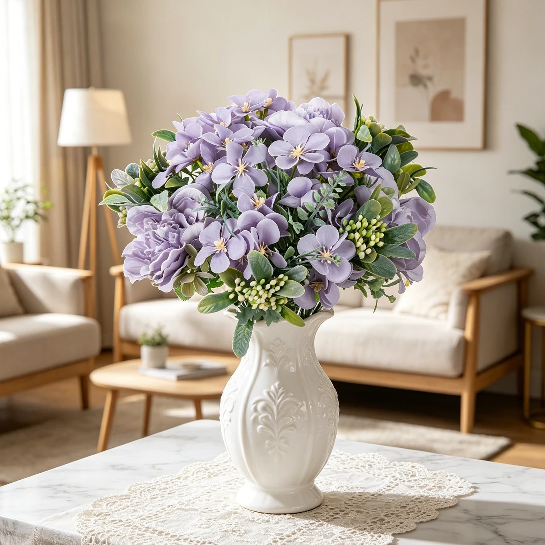 Artificial Peony Flowers Bridal Bouquet Holding Plants Vases Table Setting Home Room Table Vase Accessories DIY Decorative Gifts