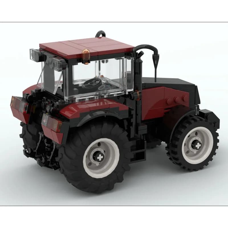 MOC-259570 Modello di Trattore Agricolo Urbano in Blocchi da Costruzione, 311 Pezzi, MOC Creativo, Regalo di Natale e Compleanno per Ragazzi