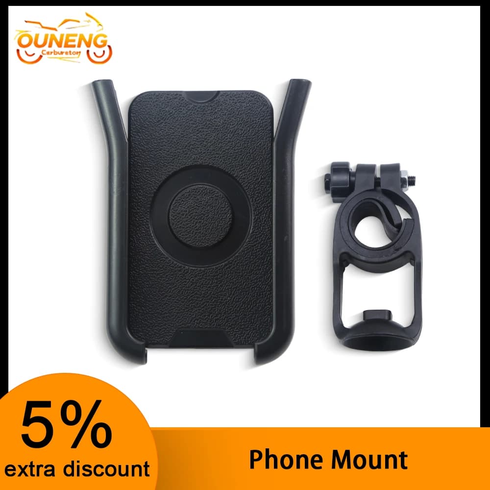 Motorcycle Handlebar Phone Holder Anti Shake Universal Smartphone Bracket For Bicycle Scooter ATV