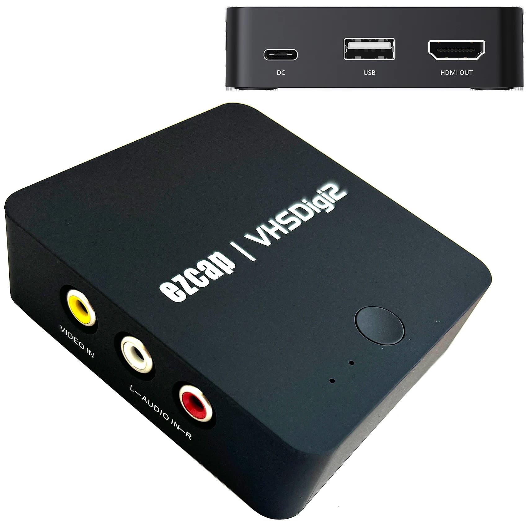 Converti video analogica 3RCA in video digitale per VHS Hi8 VCR DVR Lettore DVD ecc. Registra al disco USB Flash Drive U, non è necessario il computer