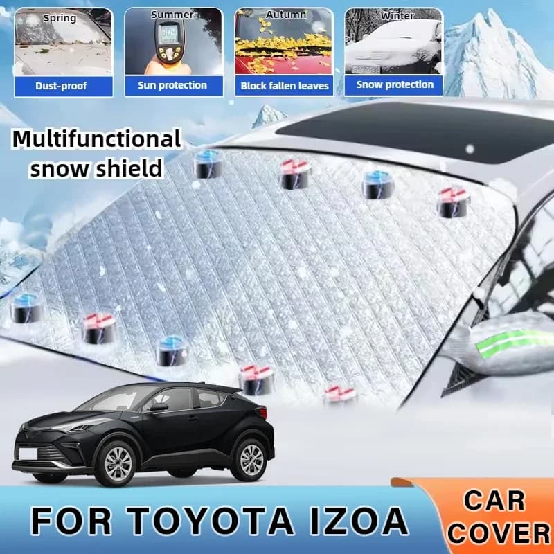 Addensato Auto Ora Parasole Parabrezza Copertura Con 5/9 Magneti Protezione UV Anti Snowboard Luce Solare Per TOYOTA IZOA