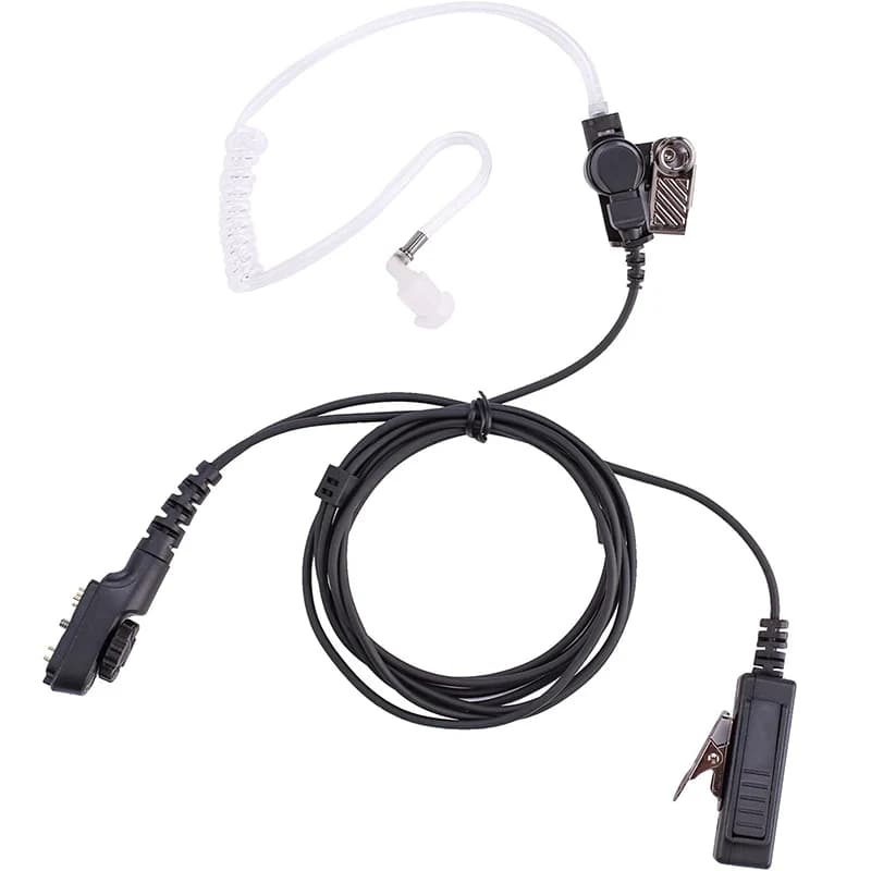 Auricolare a tubo acustico nascosto, guardia del corpo radio, accessori per walkie-talkie FBI, microfono per cuffie, per HYTETR, PD780, PT580H