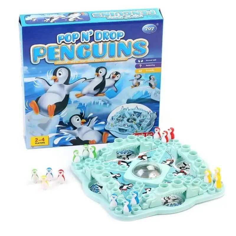 Pinguino multiplayer Scacchi volanti Giochi da tavolo per feste Famiglia Amici Concorso Interattivo Umping Scacchi Dadi Giochi da tavolo Giocattoli