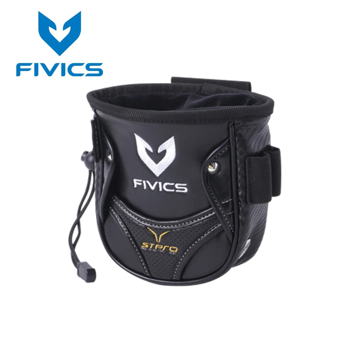 FIVICS ST-PRO Borsa Porta Accessori da Tiro con l'Arco Professionale Nera per Dita e Guanti