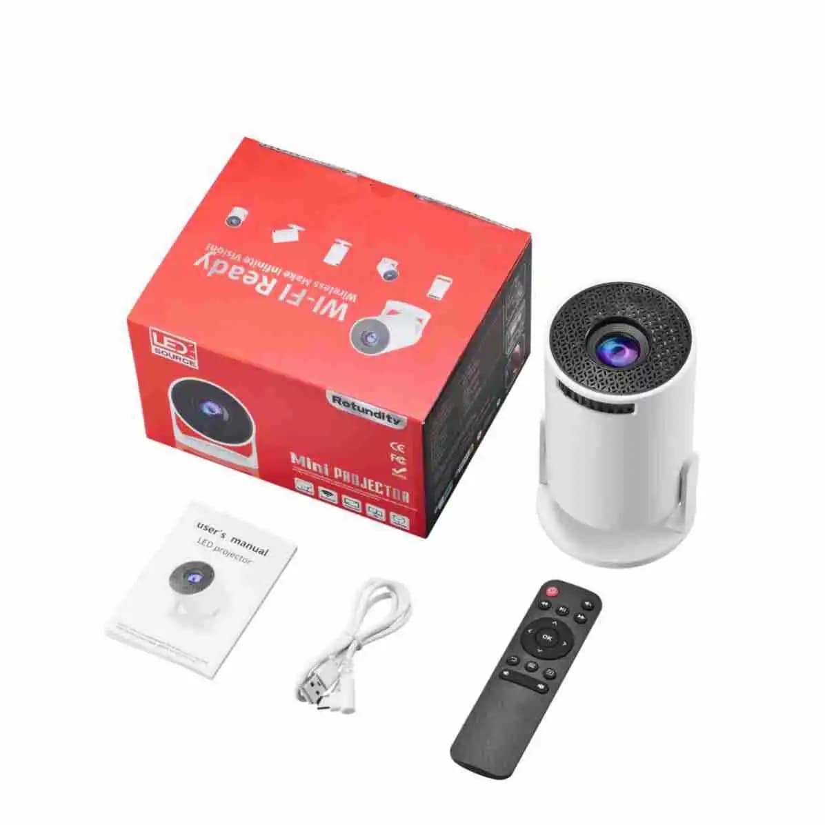 NEW Wifi HY300mini 2026 4K Smart Mini Video Projector Dual WiFi BT 5.0 Portable for Home Theater and Indoor Screen Projection