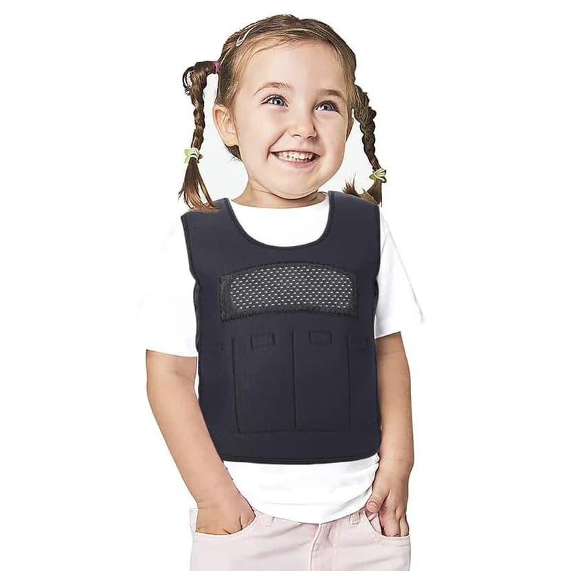 Gilet di gravità a pressione sensoriale SBR Materiale per immersione Abbigliamento sportivo ponderato Gilet di regolazione per autismo ADHD