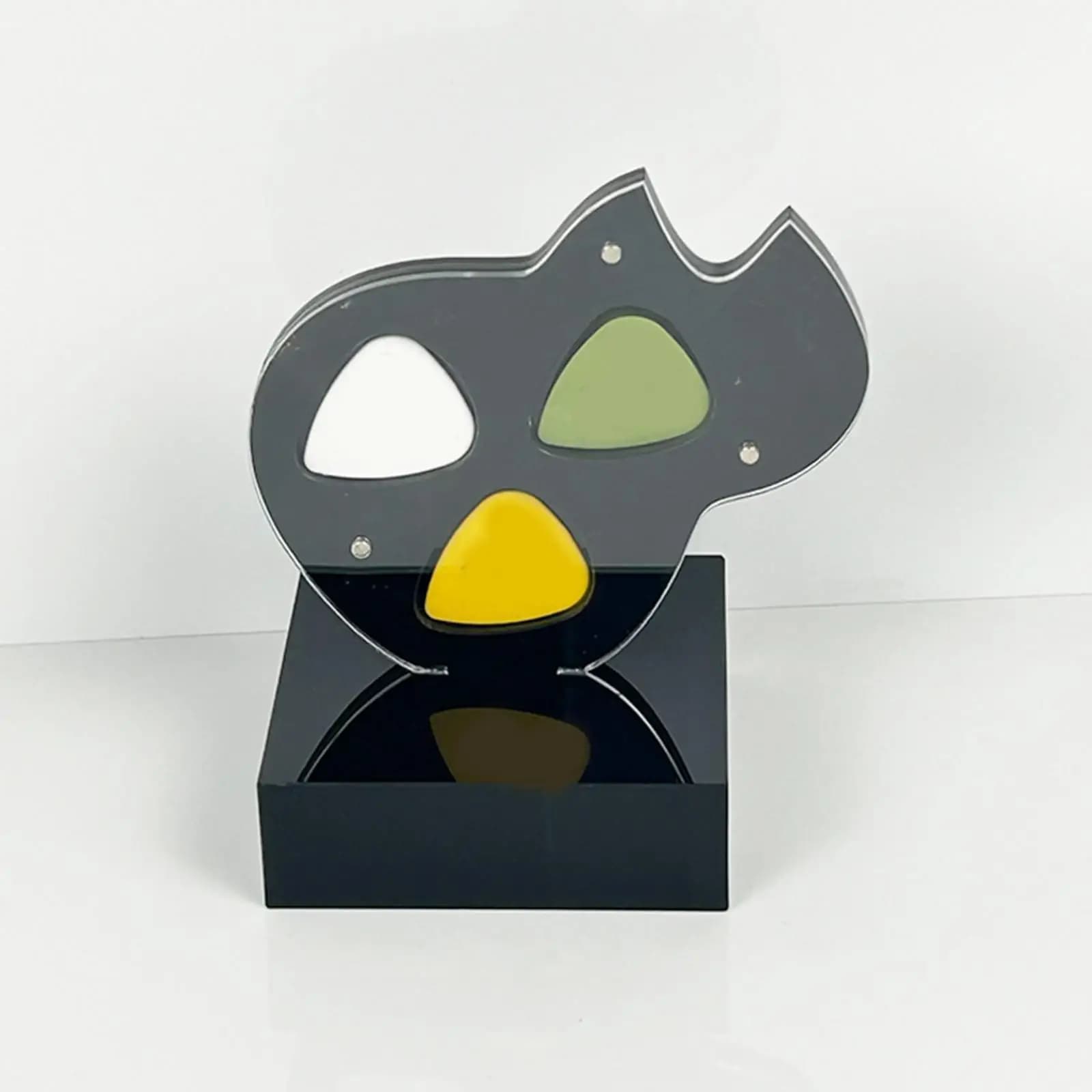 Supporto per plettri da chitarra, espositore in acrilico per plettri, organizer per plettri da chitarra per chitarristi, da scrivania, tavolo, mobiletto, idea regalo