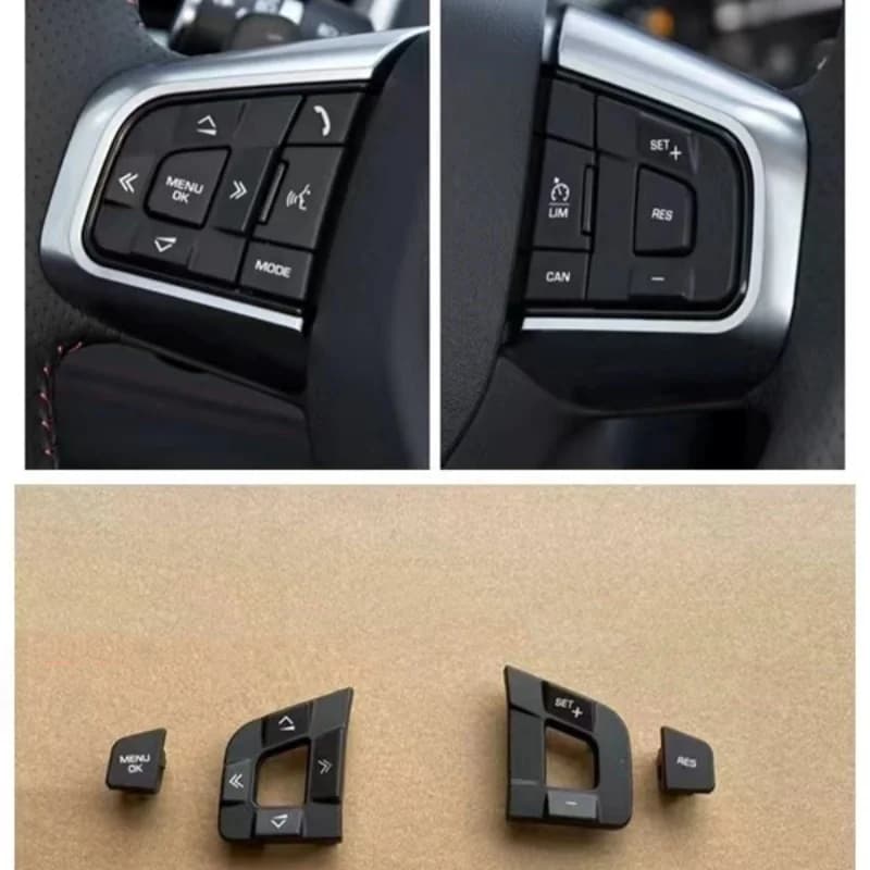 Per Land Rover Discovery Sport Jaguar XE XF Volante Pulsante multifunzione Copertura del pulsante dell'interruttore del volante