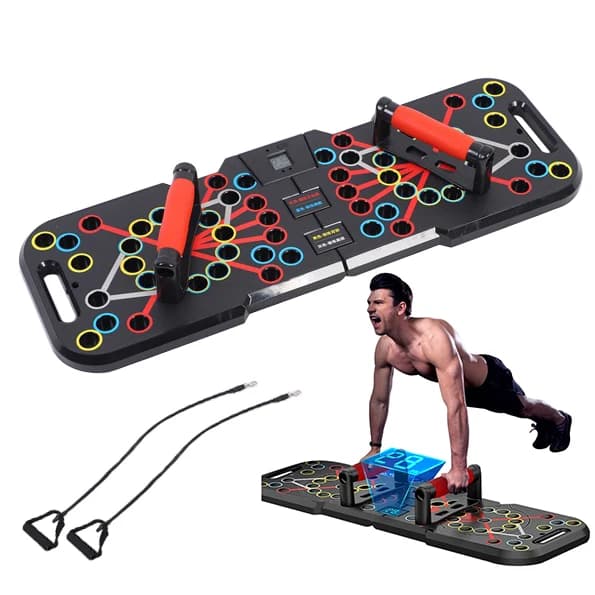 Professional Equipment for Push-up Strength Training Smart Counting Multifunction Folding Push Up Bar Handle For Floor