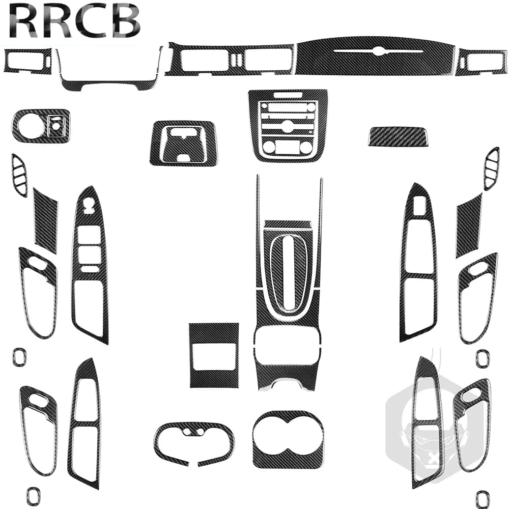 Per Chevrolet Impala Accessori Interni 2006-2013 Reale In Fibra di Carbonio Auto Pannello Del Cambio di Controllo Centrale Tachimetro Adesivo Auto