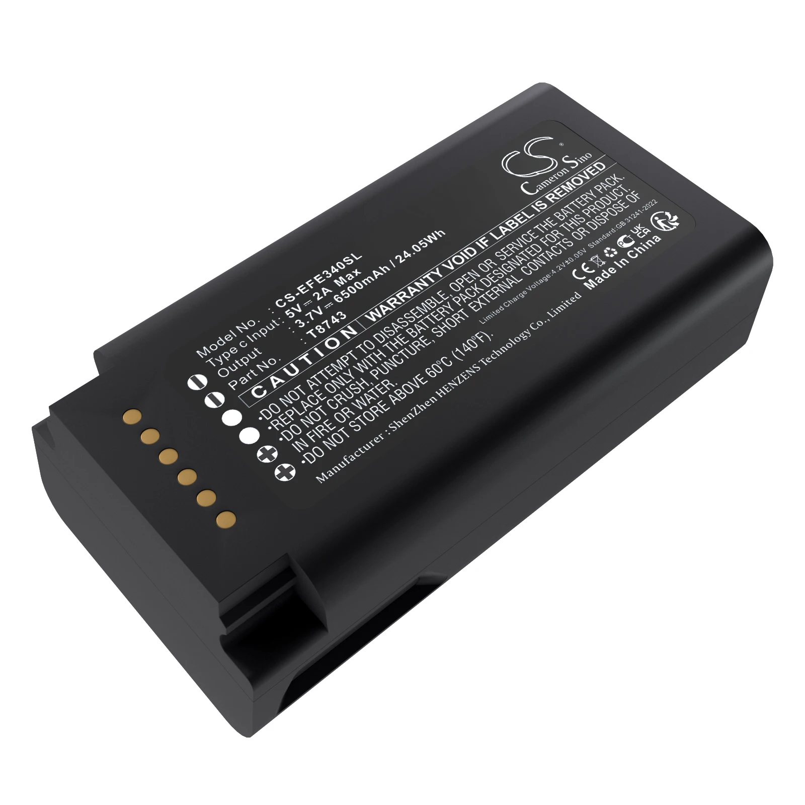 Batteria per Videocitofono E340 PN: T8743 7000mAh / 25.9Wh