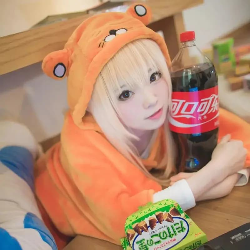 CyHimouto! Umaru-chan Cloak Anime Umaru Chan Doma Umaru Cosplay Costume Flannel Cloak Blanket Soft Cap Hoodie Halloween Party