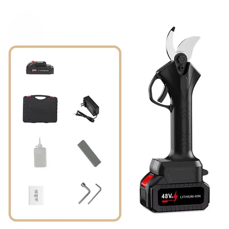 Battery-powered portable electric scissors for outdoors Battery-powered garden shears for fruit trees Power of thick branches