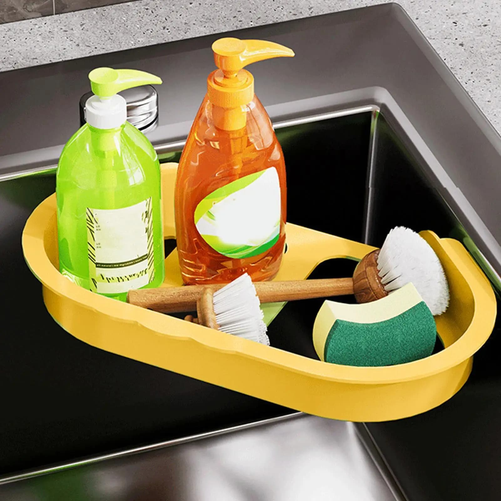 Cestello per lavello Cestello per lavello Cestello per rifiuti alimentari Filtro a doppio strato Accessori da cucina per frutta Verdura Pasta Spazzatura