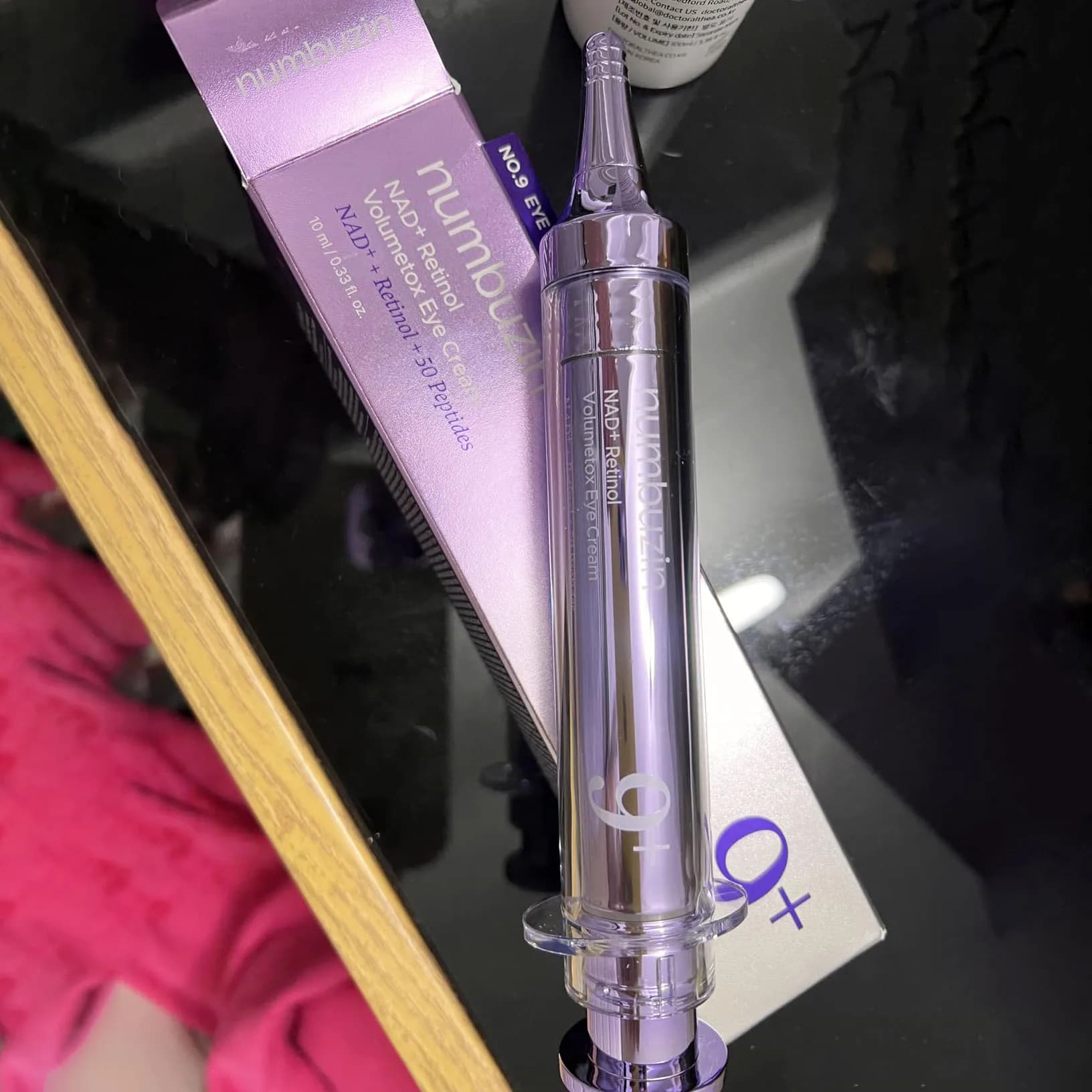 numbuzin No.9 NAD+ Crema Contorno Occhi al Retinolo, Siero Contorno Occhi Antirughe e Rassodante per Occhiaie, Rughe e Linee Sottili con Peptidi