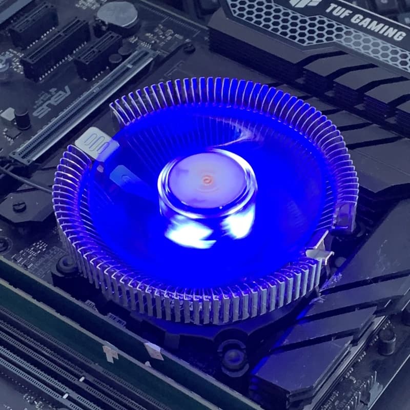 Ventola di raffreddamento LED di raffreddamento raffreddata ad aria CPU per Intel LGA 1151 1150 1155 1156 1700 1366 1200 X79 X99 2011 AMD AM3 AM4 AM5 Ventilatore