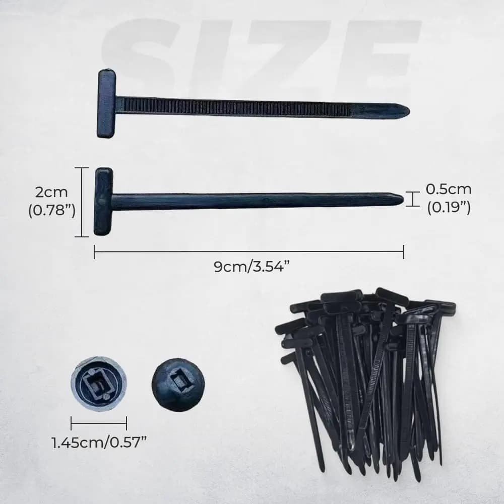 300 fascette stringicavo in nylon autobloccanti per impieghi gravosi, per interni ed esterni, fibbie per fascette stringicavo multiuso, rilasciabili, resistenti ai raggi UV