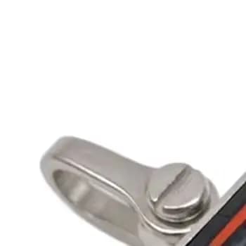 Single Pulley Rope Clamp Constructed from Stainless Steel and Nylon for Marine Sailing Pilates and Industrial Fitness Use