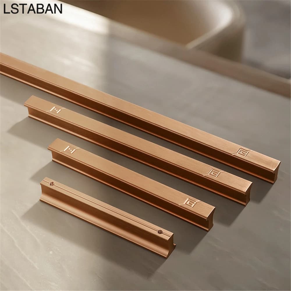 Nuova maniglia per mobile da cucina in stile cinese maniglia allungabile in lega di alluminio maniglia per cassetto dell'armadio maniglia per porta del mobile pomello hardware