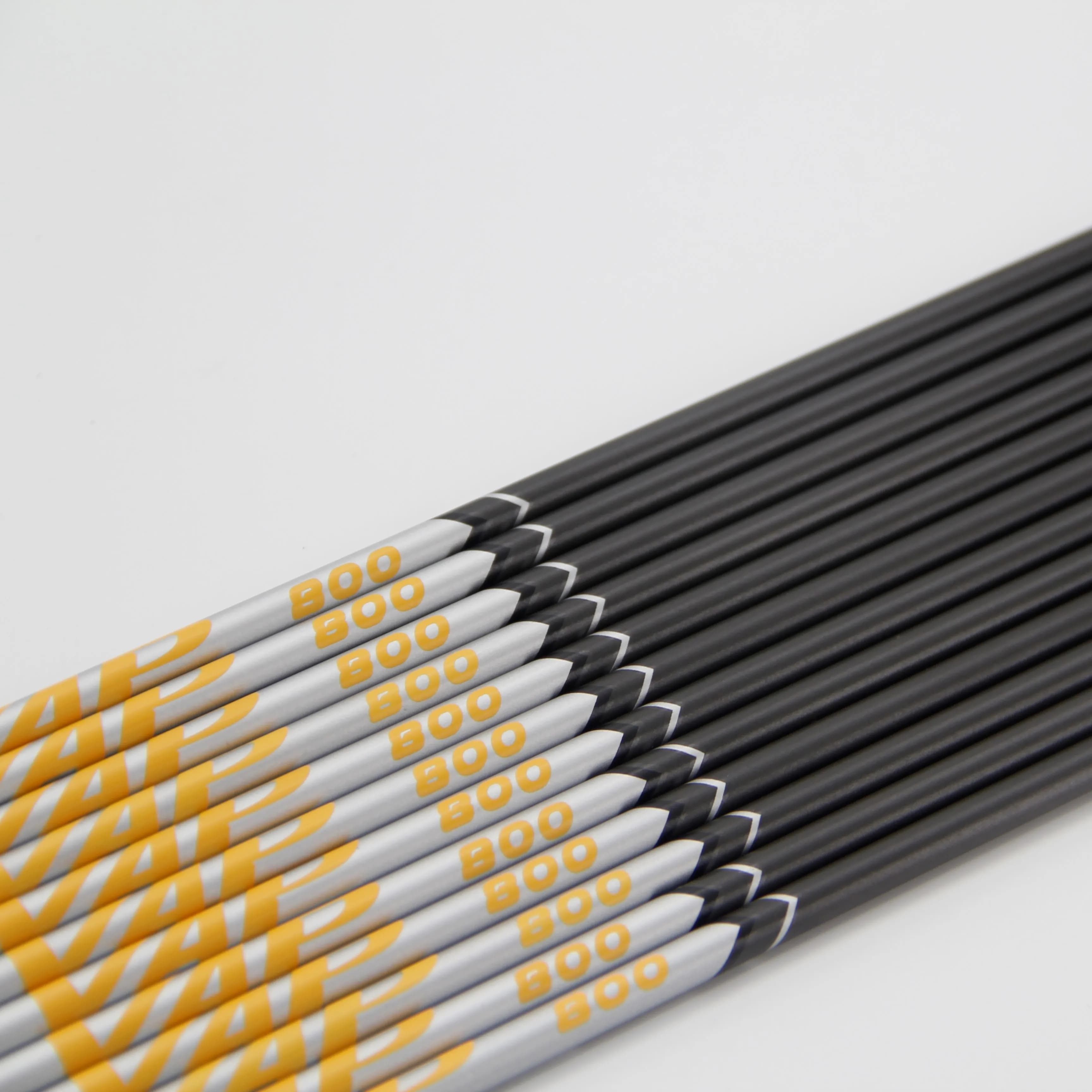 12Pcs ID4.2mm Pure Carbon Arrow Shaft Spine 300 350 400 450 500 550 600 700 800 900 Outdoor Adult Target Shooting Archery