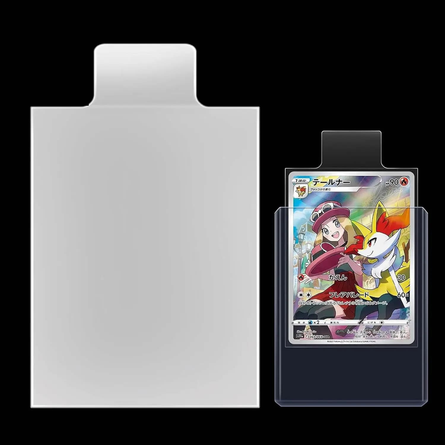 100-1000pcs 65*90mm Raised Type Transparent Card Sleeves Fit For Pokemon YuGiOh Game Cards Protector Trading Folder Case Holder