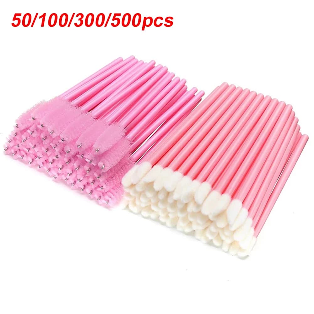 Eyebrow Eyebrow Brushes Spoolies Mascara applicator wands for Eyelash Extension tool for makeup 50/100/300/500 pieces
