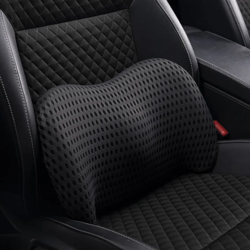 Cuscino per conducente dell'auto cuscino lombare in Memory Foam supporto per sedile cuscino di supporto per la vita dell'auto cuscino di supporto lombare accessori interni