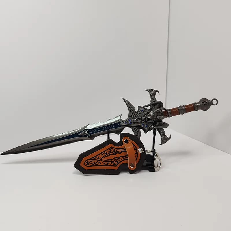 30 cm Warcraft Frostmourne Figura Modello Versione a parete Gioco Melee Spada Modello Artigianato in metallo Ornamenti Regali Collezioni