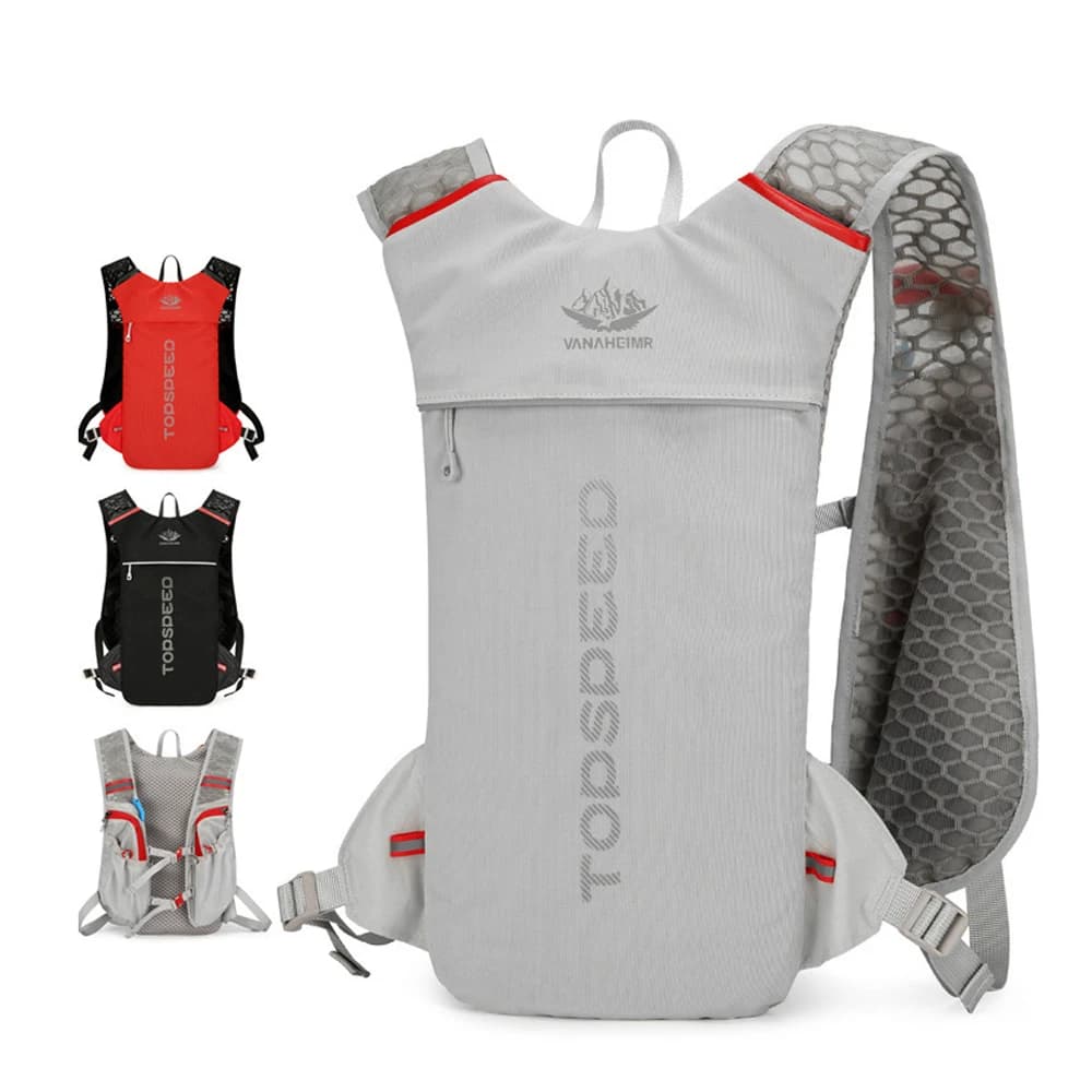 1 water vest backpack, light heat bag for woman, man, hiking, trail running, cycling