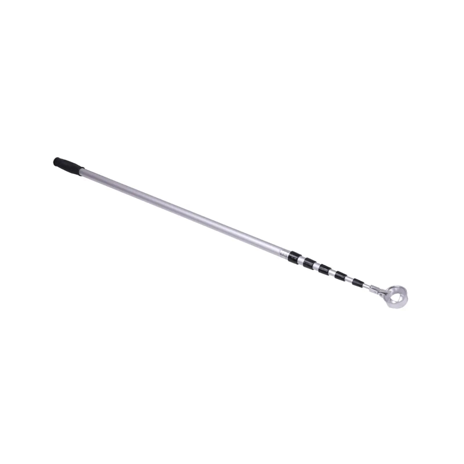 Golf Accessory Ball Retriever 18 Ft Telescoping Aluminum Alloy Grabber Automatic Lock Scoop for Driving Range Water