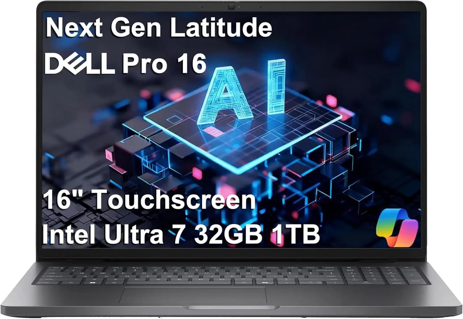 Touchscreen FHD+ da 16 pollici, Intel Core Ultra 7 265U, 32GB di RAM DDR5, SSD da 1TB, Retroilluminato, Wi-Fi 6E, Webcam IR 1080p, Win 11 Pro, PC16250