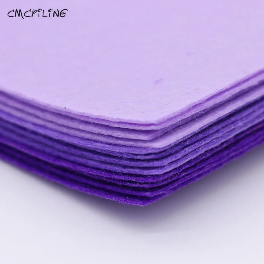 Lavender/Purple 1 MM Thickness Felt Fabric for Needlework DIY, Sewing Handmade Felt Fabric, Fieltro, Feltro, Nonwoven Cloth