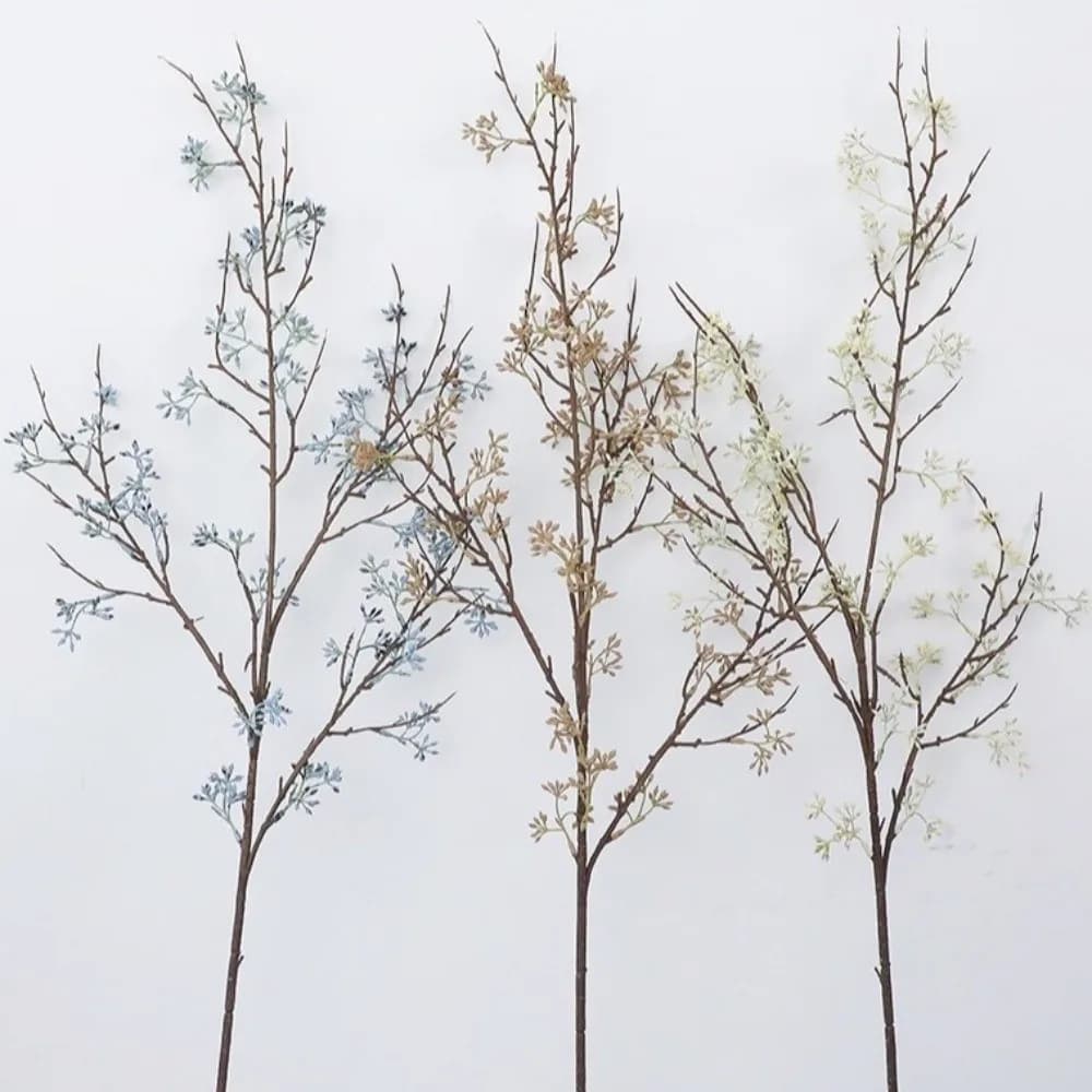Rami di Eucalipto Artificiali Fatti a Mano, Bacche in Plastica Effetto Reale, Simulazione di Albero di Eucalipto, Composizione Floreale, Piante Verdi