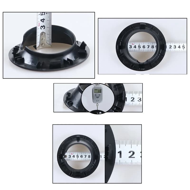 Superior-1Pair Left Right Front Bumper Fog Light Foglamp Ring Cover Cap For BMW X3 E83 2004 2005 2006 51113400911 51113400912