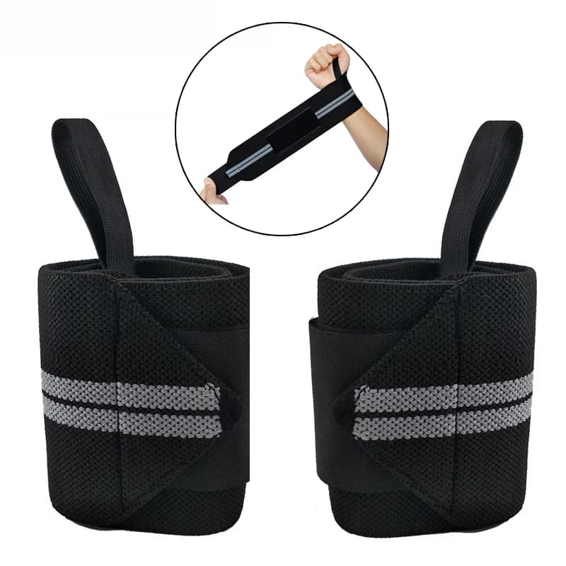COYOCO 1 Paia Polsino Supporto per il Polso Sollevamento Pesi Allenamento in Palestra Supporto per il Polso Cinghie per Brace Avvolge Crossfit Powerlifting