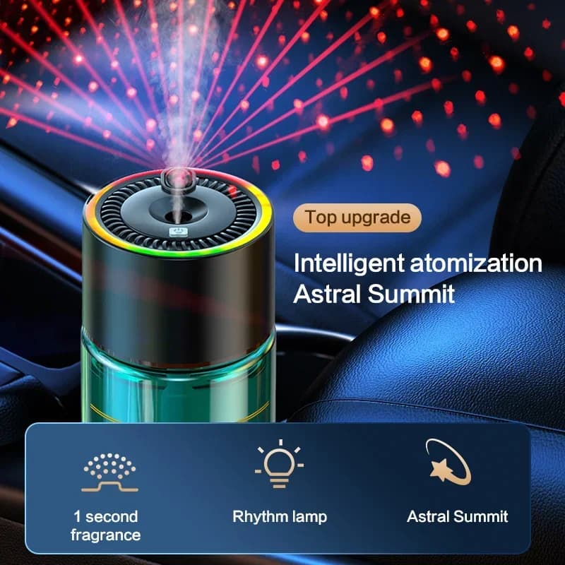 Deodorant for cars, starry sky, superior light, rechargeable, car perfume, fragrance diffuser for essential oils, aroma diffuser for deodorization