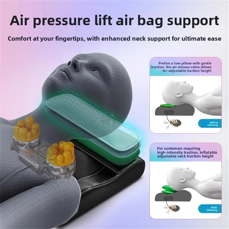Cervical Massager Back Waist Full Body Multifunctional Cushion Household Shoulder Neck Kneading Massage Pillow