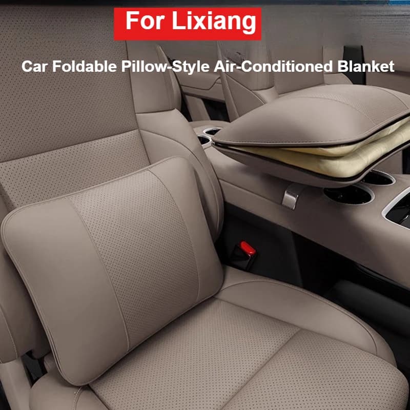 Per Li Lixiang L6 L7 L8 L9 I8 MEGA Auto Aria Condizionata Trapunta Pieghevole Cuscino di Tiro Cuscino di Supporto Lombare Cuscino di Supporto del Sedile
