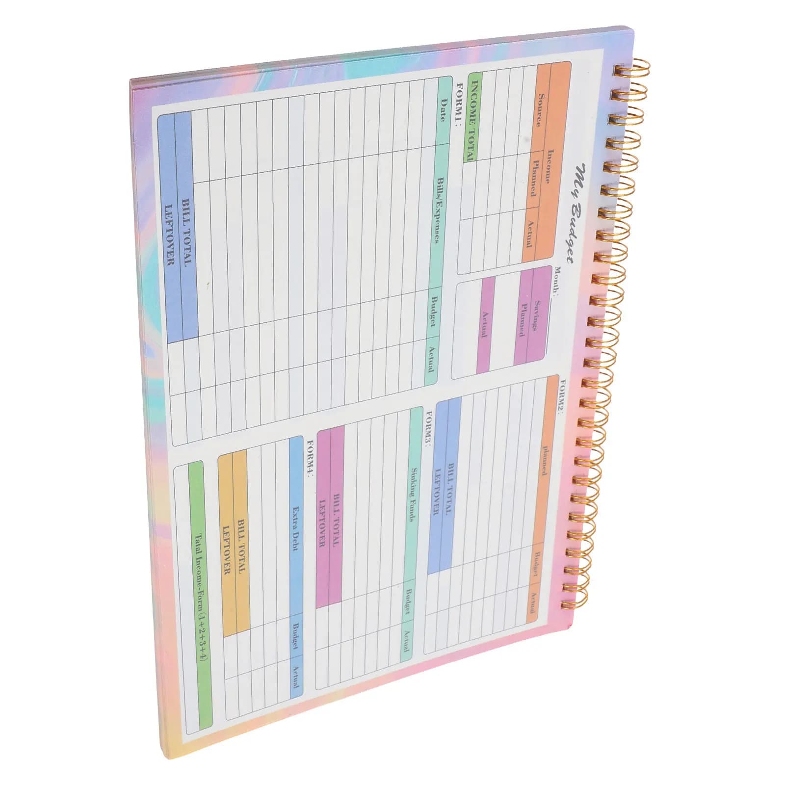 Quaderno per il monitoraggio finanziario B5, diario settimanale e giornaliero delle spese, registro delle entrate, pianificatore del budget, tracker degli obiettivi di risparmio, gestione delle finanze domestiche