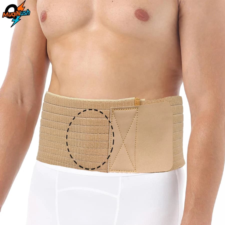 MuqiNush Adjustable Gym Belt with Pressure Bearing Pain relief Waist Trainer Support Abdominal Hernia Straps Weightlift Racing
