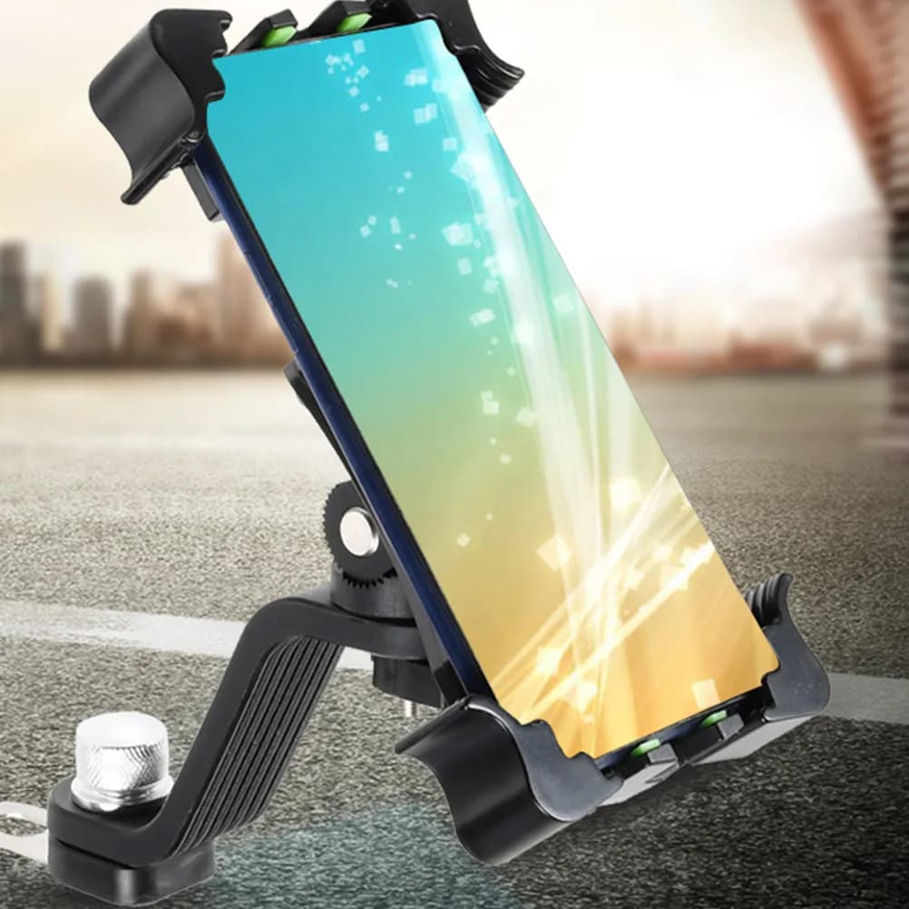 Supporto Premium per Telefono da Moto con Rotazione a 360 Gradi, Porta Tablet Regolabile per Guida Sicura all'Aperto, Montaggio Non Ostruttivo