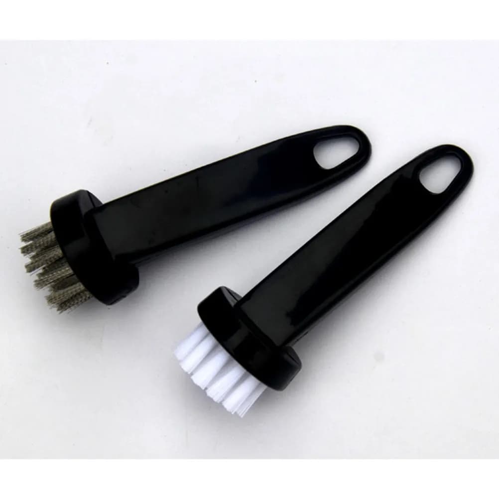 Golf Club Brush PP Wire Bristles Ergonomic Handle Round Head Cleaner for Clubs Spikes Shoes Grooves Performance Enhancement