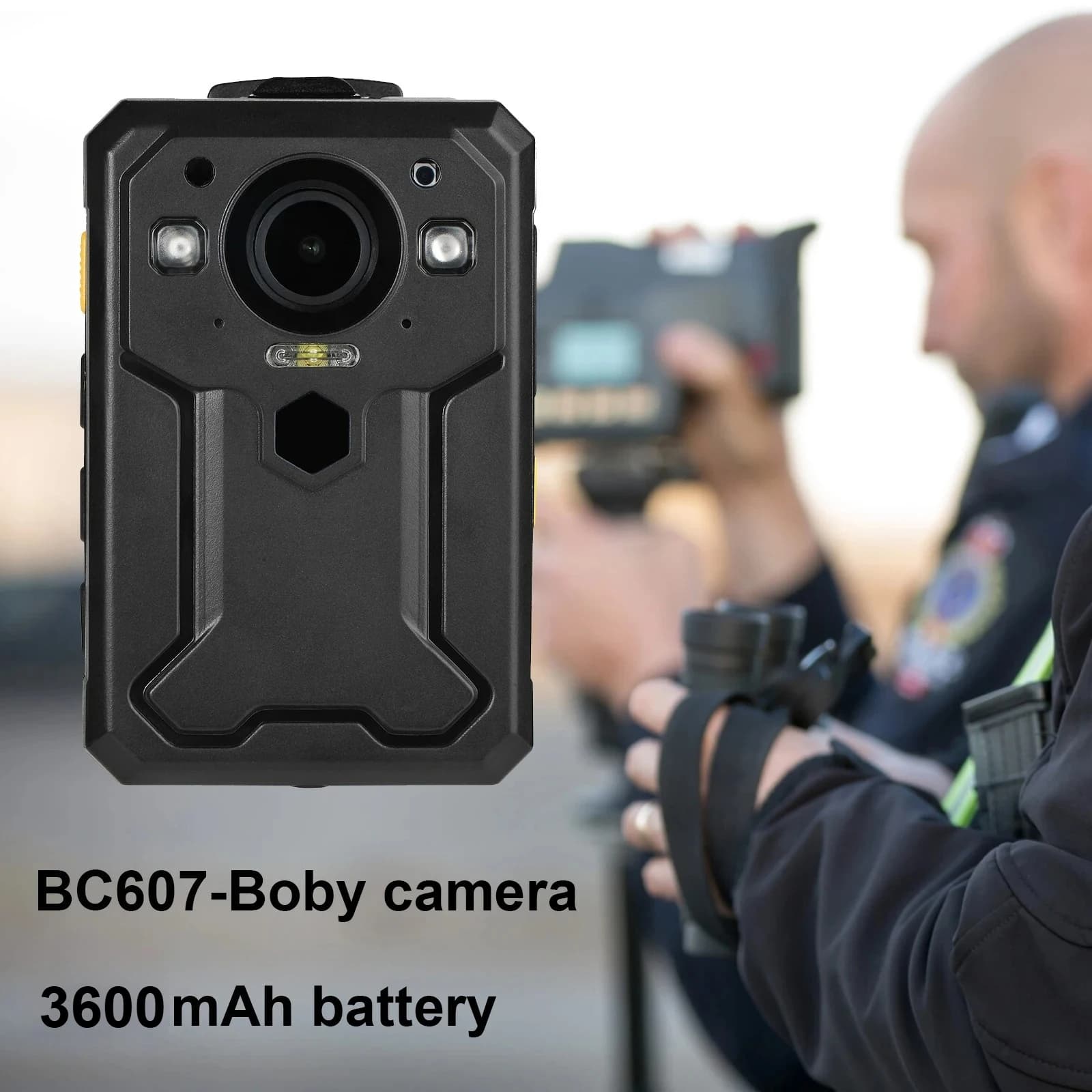 4G LTE Body Worn Camera One Button SOS Push To Talk Live GPS Tracking 1080P HD Live Video for Lonely Worker Security Guard Use