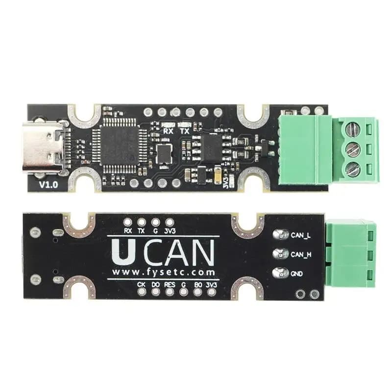 1Pcs USB CAN Bus Adapter Support CAnable CandleLight Klipper Firmware Low Latency for 3D Printer DIY Control Board Upgrade