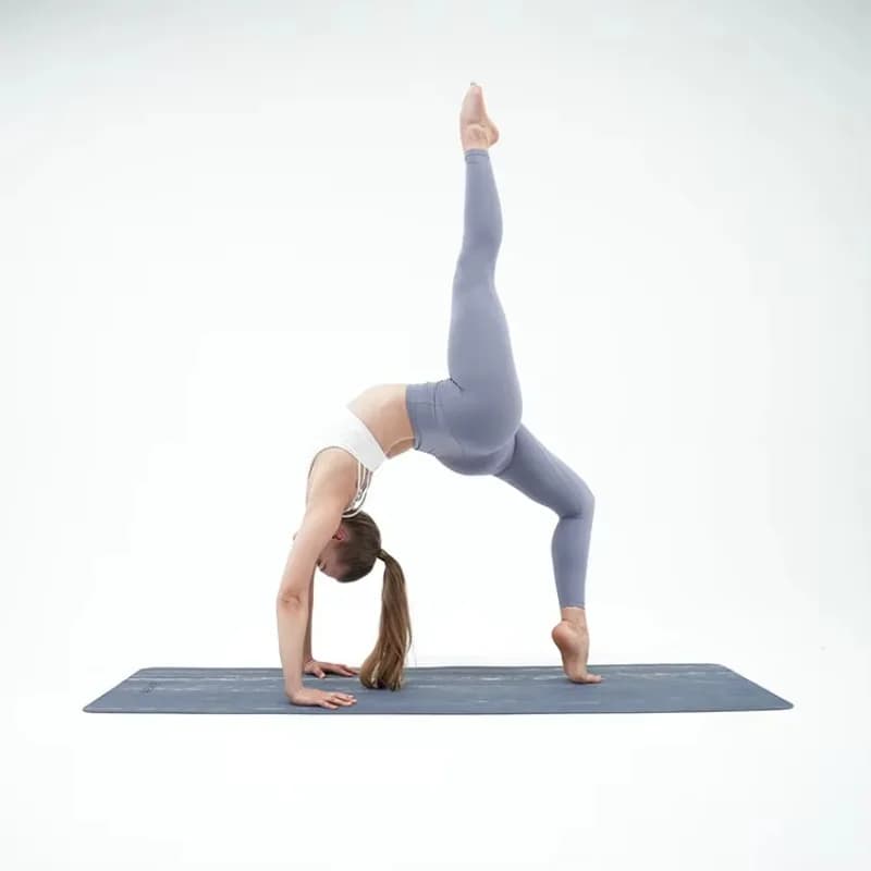 Non-slip TPE non-slip yoga mat with custom logo 6 mm - Ecological